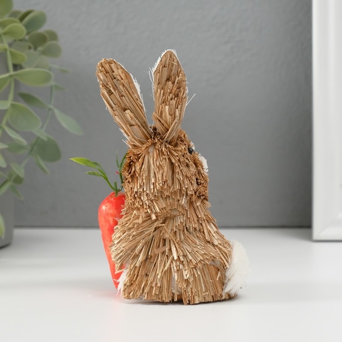 Сувенир "Милый зайка с морковкой" 8х4,7х12,3 см