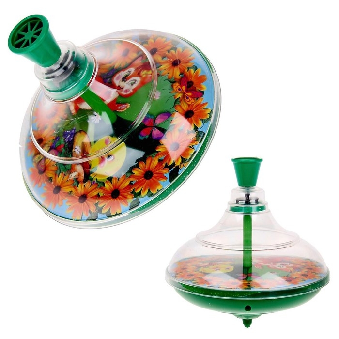 Юла прозрачная &laquo;Колобок&raquo;, МИКС