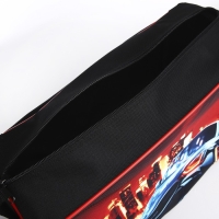 Сумка детская спортивная для мальчика &laquo;Крутая тачка&raquo;, 40х24х21, отд на молнии, чёрный