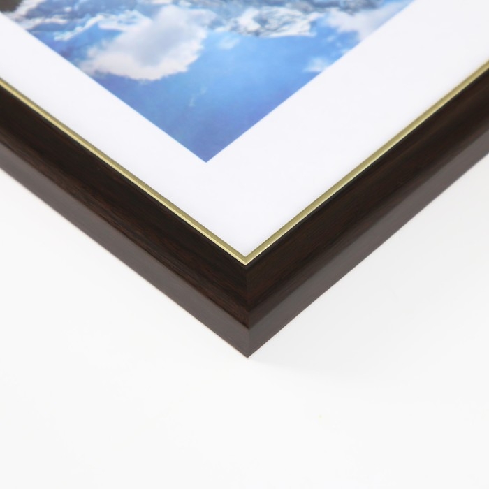 Фоторамка пластик "Офис 8" 15х21 см, венге