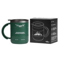 Термокружка "Мастер К" Поход "Стратегический запас", 450 мл, с ручкой, сохраняет тепло 2 ч