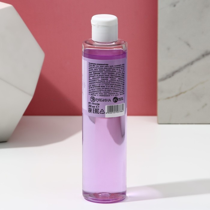 Гель для душа &laquo;Нежная забота&raquo;, 250 мл, аромат сливочного десерта, ЧИСТОЕ СЧАСТЬЕ