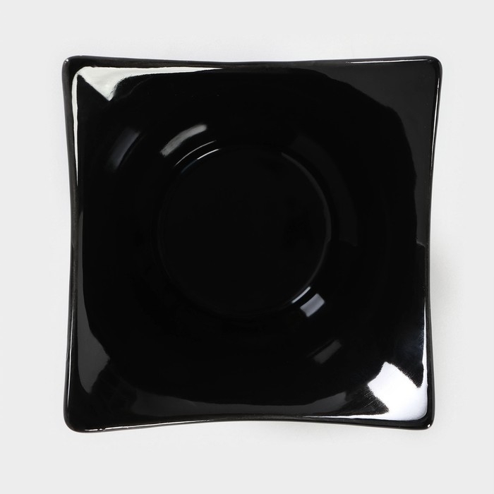 Набор салатников керамических на деревянной подставке «Инь-Янь.Квадрат», 5 предметов: 4 салатника 80 мл, подставка, цвет белый и чёрный Набор салатников керамических на деревянной подставке «Инь-Янь.Квадрат», 5 предметов: 4 салатника 80 мл, подставка, цвет белый и чёрный