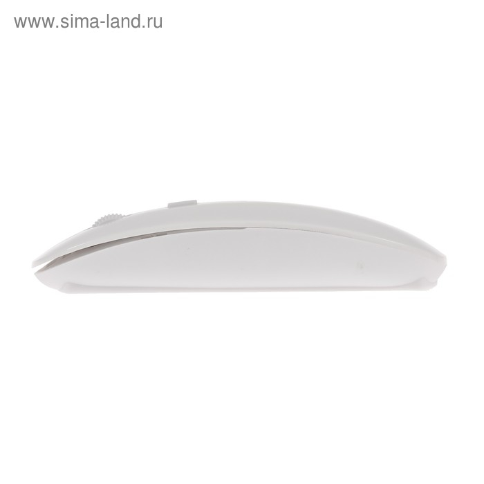 Мышь LuazON MB-1.0, беспроводная, оптическая, 1600 dpi, USB, белая