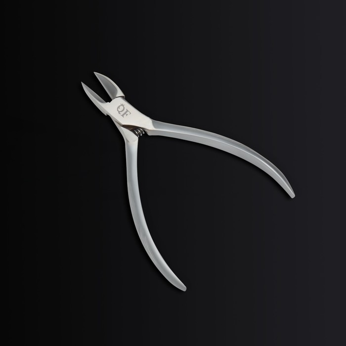 Кусачки педикюрные &laquo;Premium satin&raquo;, скрытая пружина, 10,9 см, длина лезвия - 16 мм, цвет серебристый