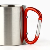 Кружка туристическая с карабином &laquo;Иди в поход&raquo;, 180 мл