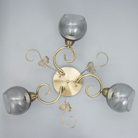 Люстра 6591200/3 E27 40Вт бронза 46х46х24 см BayerLux