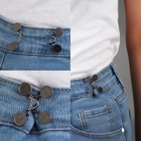 Крючок для сужения пояса, 1 шт = 10 частей, 5 &times; 5 см, цвет чёрный