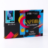 Картина по номерам на холсте с подрамником &laquo;Гортензии&raquo;, 20х30 см
