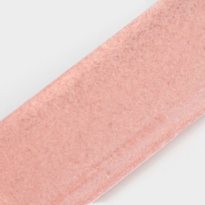 Плечики - вешалки для одежды LaDо́m Rose Gold, 44,5&times;1,2&times;23 см, 2 шт, с перекладиной, покрытие вельвет, широкие плечики, цвет розовый