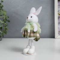 Сувенир "Зайка в клетчатой юбочке" МИКС 5х15,5 см