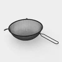 Сито с ручкой "Нуар" d=24 см, размер 38x24 см