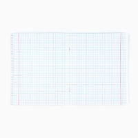 Тетрадь А5, 96 листов на скрепке, внутренний блок №1 &laquo;Сердечки&raquo; уф лак