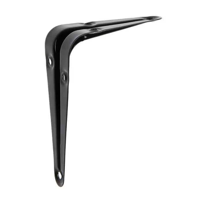 Кронштейн, 100&times;75&times;0.8 мм, черный, 1 шт.