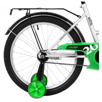 Велосипед 20" Novatrack VECTOR, цвет серебристый
