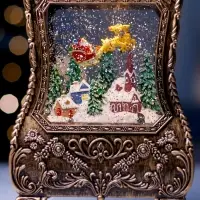 Фигура светодиодная "Телефон" 34х16х9 см, 3хААА (не в компл.), музыка, USB, Т/БЕЛЫЙ