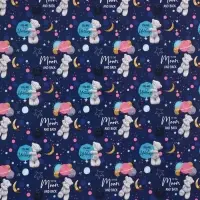 Бумага упаковочная глянцевая &laquo;Космос&raquo;, 70х100 см