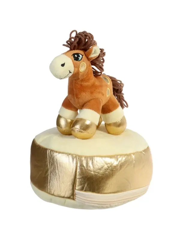 Мягкая игрушка - конфетница "Веселая лошадка", 21 см