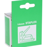 Скобы для мебельного степлера ТУНДРА, закалённые, тип 140, 14 мм, 1000 шт