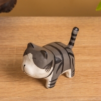 Сувенир &laquo;Котик Неко полосатый&raquo;, 7&times;3&times;5 см, дерево, МИКС