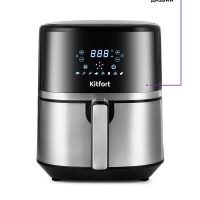 Аэрогриль электрический для дома КТ-2221 - 3.3 л - 1500 Вт