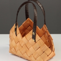 Набор корзин плетёных, 2 шт., 30&times;17&times;19 см, 24&times;14&times;15 см, ива, натуральный цвет