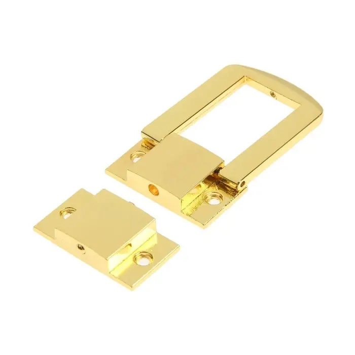 Замок-защелка на ящик ZM01, 4.3&times;3.2 см, цвет золото