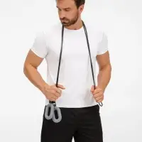 Мультифункциональная скакалка с эспандером Multi McFly, серая