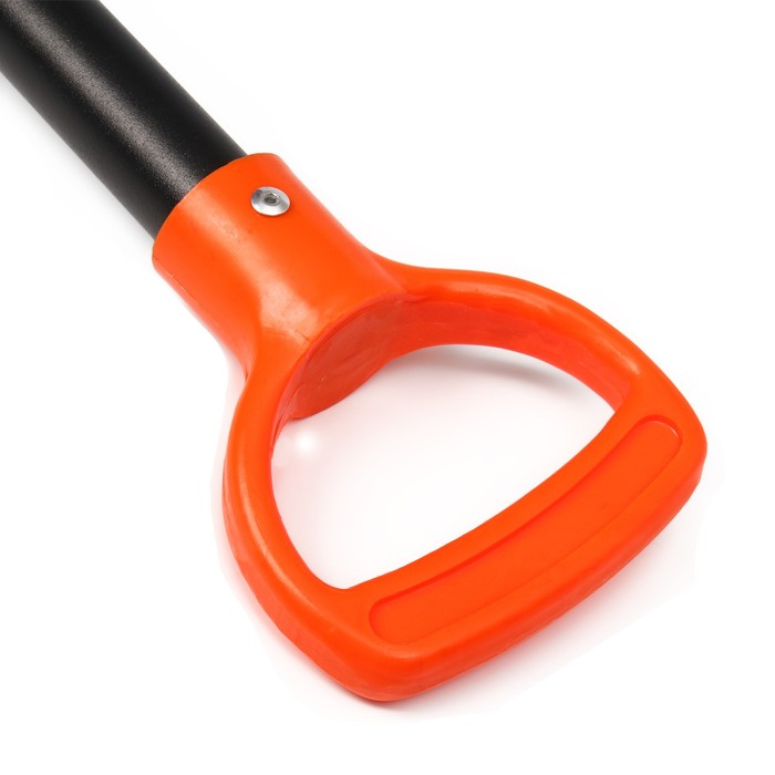 Лопата автомобильная, острая, L = 83 см, металлический черенок, с ручкой, Greengo