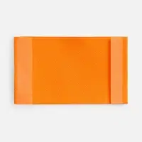 Лейбл тканевый Epsilon, M, оранжевый неон