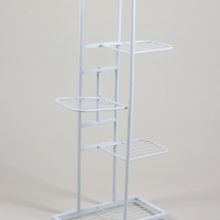 Подставка для цветов Greengo, 5 полок, 44 &times; 22 &times; 95 см, напольная, металл, белая