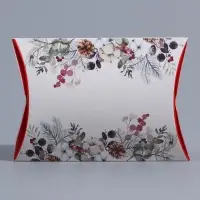 Коробка новогодняя складная фигурная &laquo;Акварель&raquo;, 19 х 14 х 4 см, Новый год