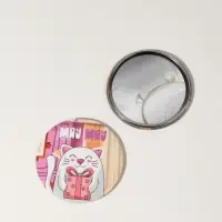 Зеркало карманное &laquo;Котик&raquo;, d=7 см, разноцветное