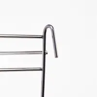 Кормушка для сена металлическая, 28 х 9 х 10 см, серебристая