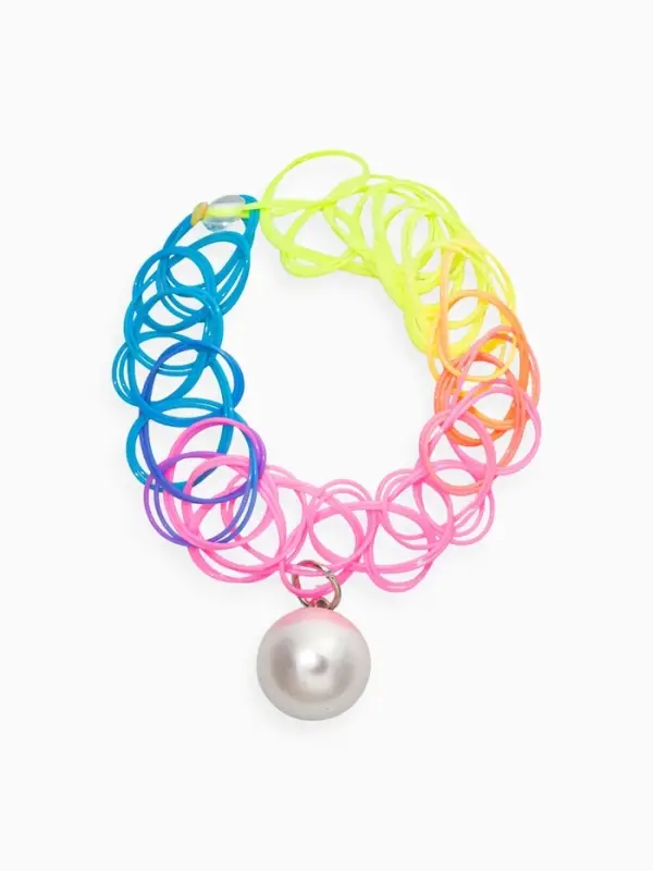 Браслет детский набор 3 шт. "Выбражулька" замок, силиконовый, разноцветный