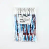 Ручка пластик с колпачком "23 февраля", синяя паста, шариковая 0,5 мм