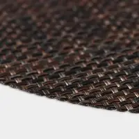 Салфетка сервировочная на стол Доляна &laquo;Ди&raquo;, d=38 см, цвет тёмный шоколад