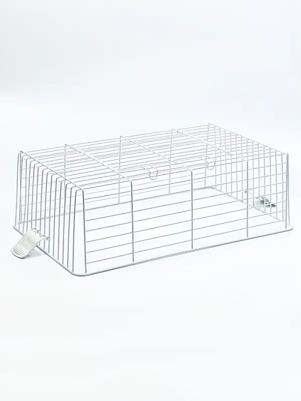 Клетка усиленная для кроликов, 60 х 36 х 32 см, синяя