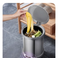 Мусорное ведро сенсорное с крышкой КТ-6808 - 9 л