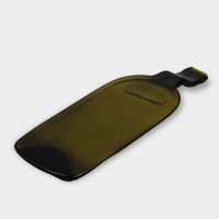 Тарелка из бутылки &laquo;Селена&raquo;, стеклянная, 30&times;15,5 см