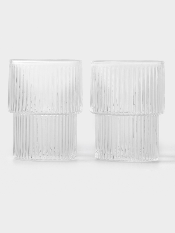 Набор стаканов "Грани" 250 мл 2 шт 6,3х8,5 см