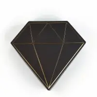 Коробка подарочная под бижутерию &laquo;Чёрная, тиснение&raquo;, 10 х 9 х 3.5 см