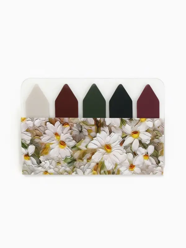 Стикеры с липким слоем "Ромашки", 20 л, 5 шт