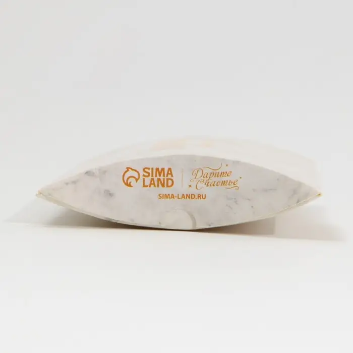 Коробка подарочная складная фигурная, упаковка, &laquo;Мрамор&raquo;, 11 х 8 х 2 см