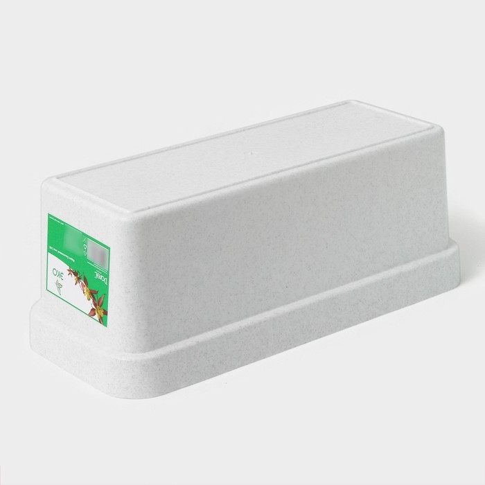 Ящик балконный для цветов &laquo;Эко&raquo;, 40 см, 8 л, цвет светлый гранит