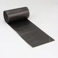 Мешки для мусора в рулоне 60 л, черные, ПНД, толщина 15 мкм, 50 шт