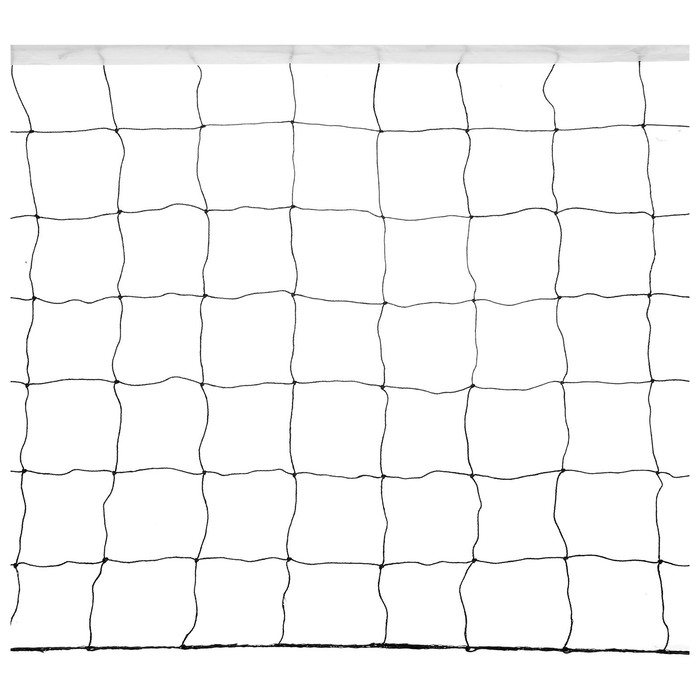 Сетка волейбольная ONLYTOP, с тросом, нить 1,5 мм, 9,6х0,85 м