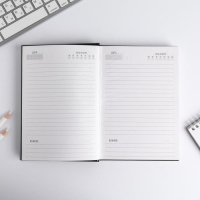 Ежедневник в твердой обложке А5, 160 л  &laquo;Настоящий мужчина, смелый, сильный&raquo;