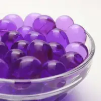 Аквагрунт, крупный гидрогель декоративный для цветов, фиолетовый, 50 г