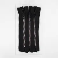 Молния &laquo;Трактор&raquo;, №8, неразъёмная, замок автомат, 18 см, чёрная